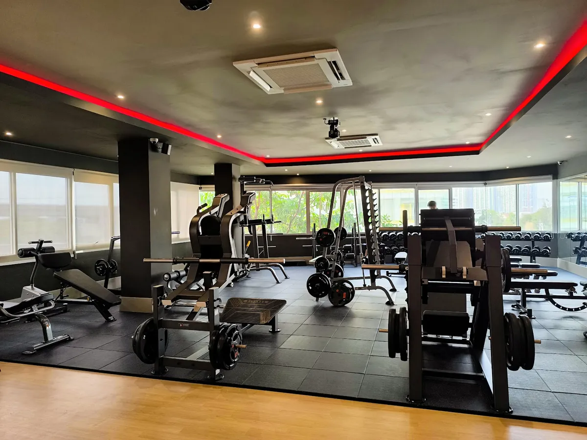 The gym floor at Delight Innovation Fitness